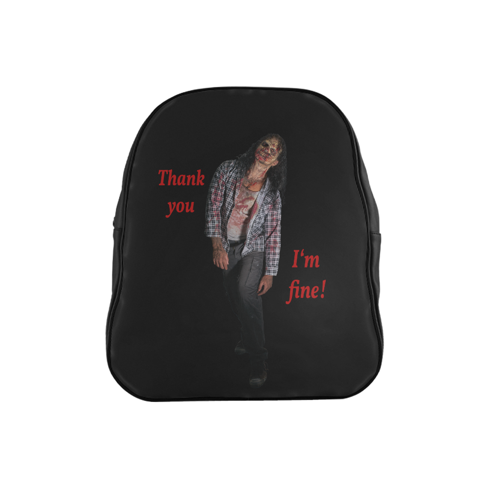 In Zombie Mood School Backpack (Model 1601)(Small)