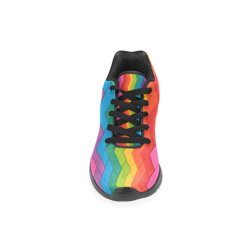 Woven Rainbow Women’s Running Shoes (Model 020)