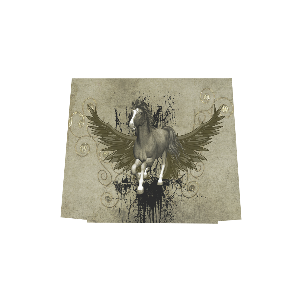 Wild horse with wings Euramerican Tote Bag/Small (Model 1655)