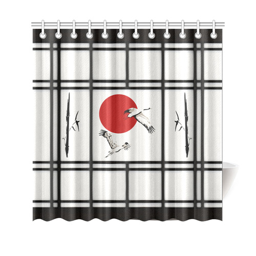 Shoji - Crane Shower Curtain 69"x70"