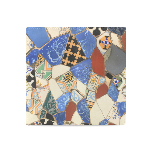 Mosaic decoration Women's Leather Wallet (Model 1611)