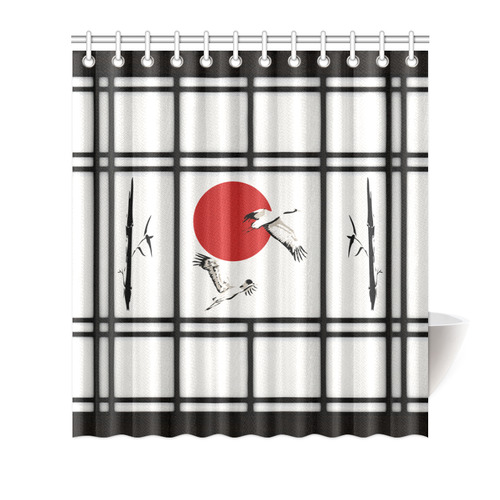 Shoji - Crane Shower Curtain 66"x72"