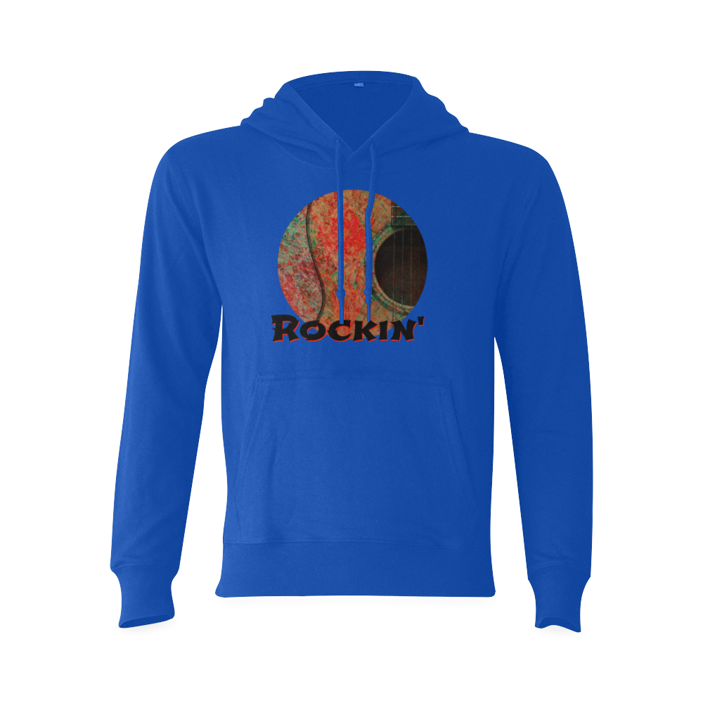 Acoustic Splatter rockin Oceanus Hoodie Sweatshirt (Model H03)