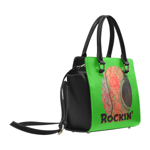 Acoustic Splatter rockin Classic Shoulder Handbag (Model 1653)