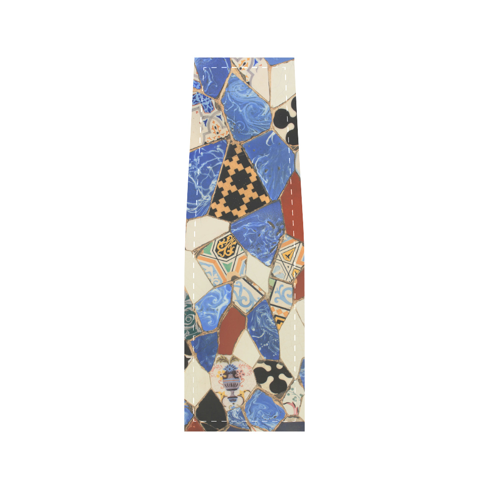 Mosaic decoration Saddle Bag/Large (Model 1649)