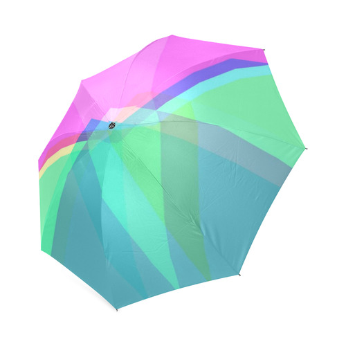 Awesome Geo Fun 0117 A by FeelGood Foldable Umbrella (Model U01)