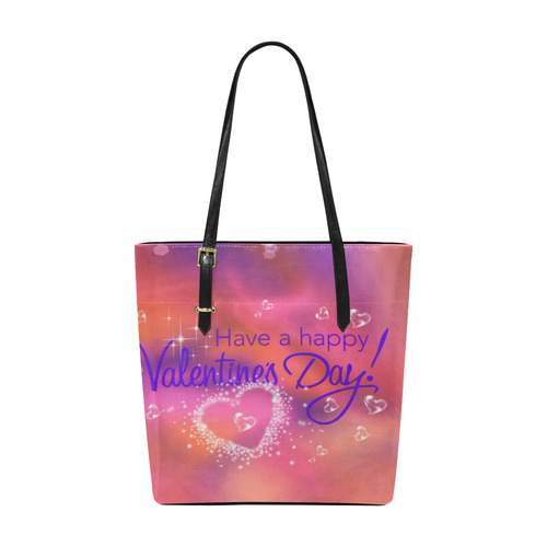 happy valentines day pink by FeelGood Euramerican Tote Bag/Small (Model 1655)
