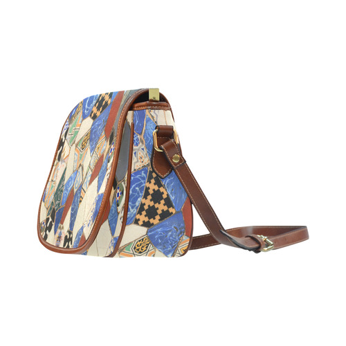 Mosaic decoration Saddle Bag/Large (Model 1649)