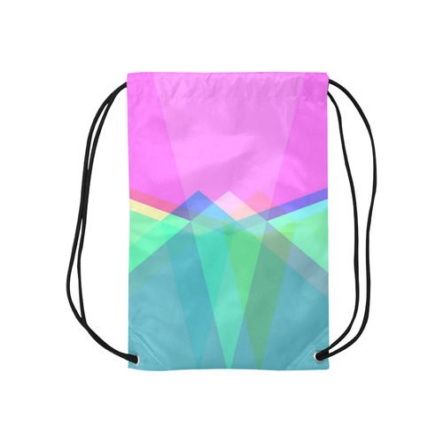 Awesome Geo Fun 0117 A by FeelGood Small Drawstring Bag Model 1604 (Twin Sides) 11"(W) * 17.7"(H)