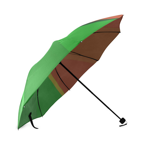 Awesome Geo Fun 0117 C by FeelGood Foldable Umbrella (Model U01)