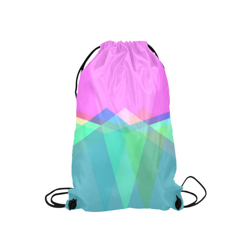 Awesome Geo Fun 0117 A by FeelGood Small Drawstring Bag Model 1604 (Twin Sides) 11"(W) * 17.7"(H)