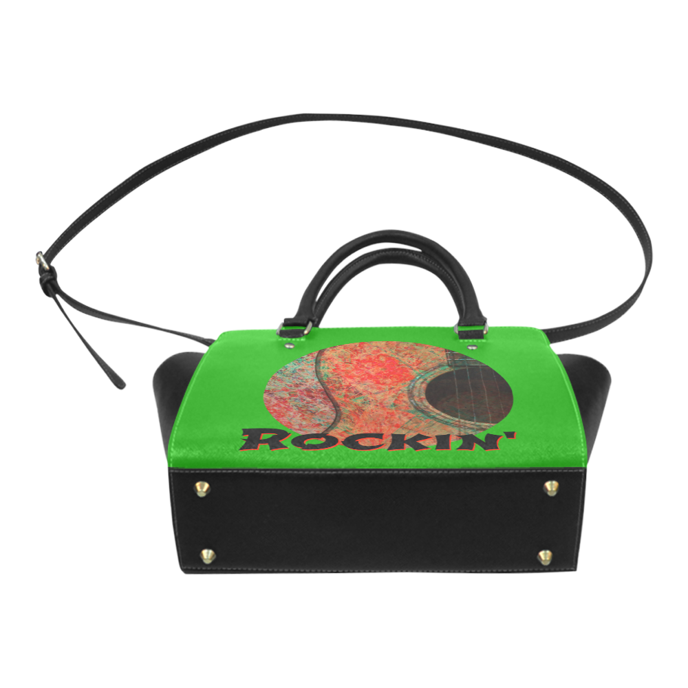 Acoustic Splatter rockin Classic Shoulder Handbag (Model 1653)