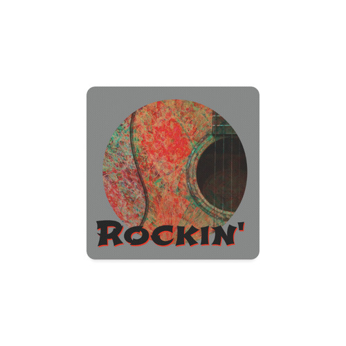 Acoustic Splatter rockin Square Coaster
