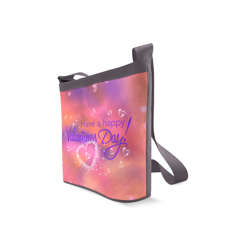 happy valentines day pink by FeelGood Crossbody Bags (Model 1613)