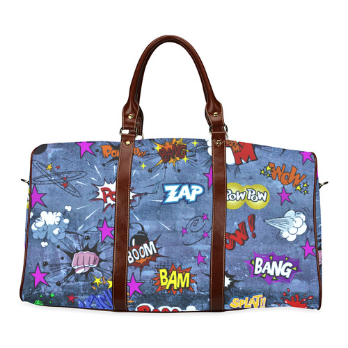 the comic strip Waterproof Travel Bag/Small (Model 1639)