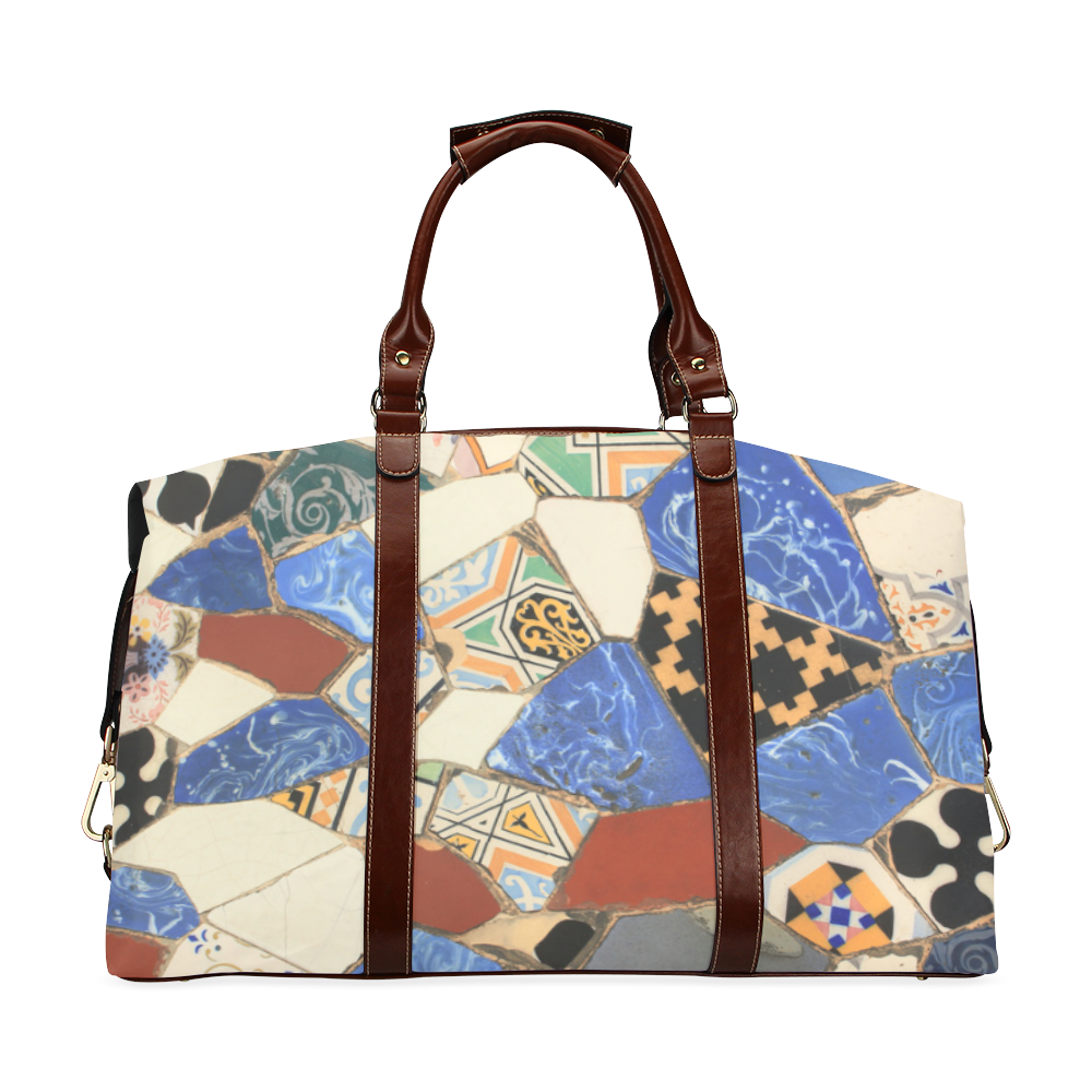 Mosaic decoration Classic Travel Bag (Model 1643) Remake