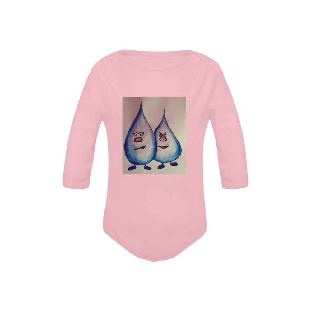 2Drops Baby Powder Organic Long Sleeve One Piece (Model T27)