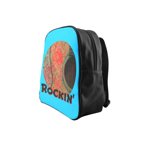Acoustic Splatter rockin School Backpack (Model 1601)(Small)