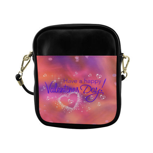 happy valentines day pink by FeelGood Sling Bag (Model 1627)