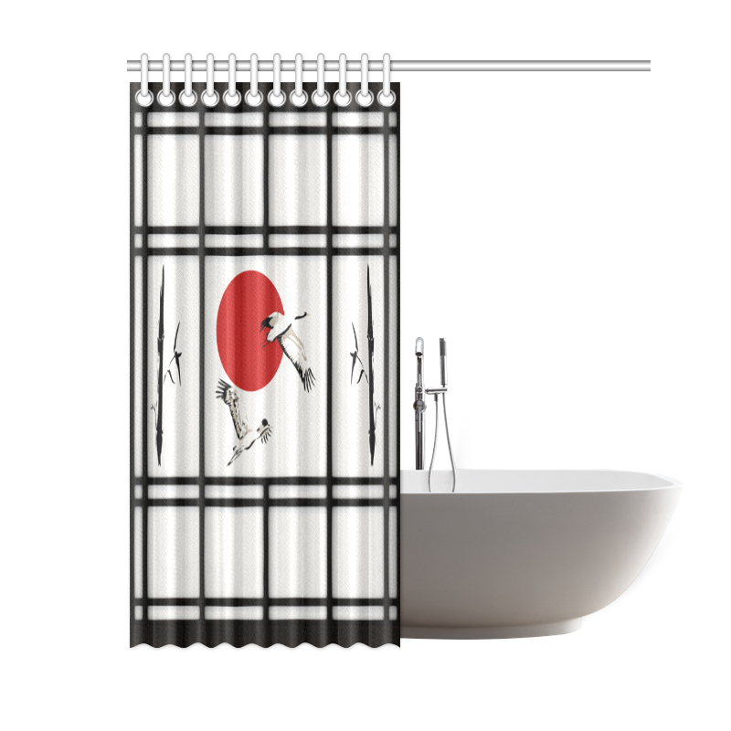 Shoji - Crane Shower Curtain 60"x72"