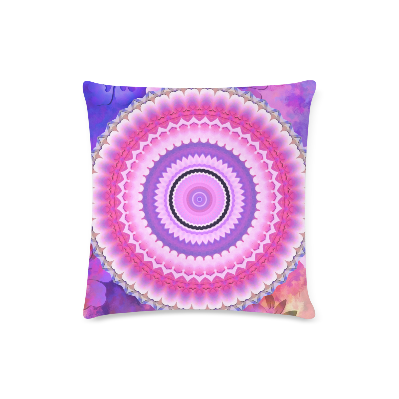 Freshness Energy Mandala Custom Zippered Pillow Case 16"x16" (one side)