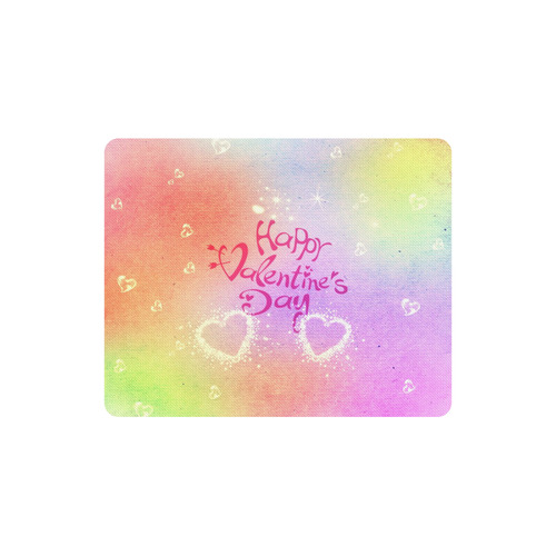 happy valentines day by FeelGood Rectangle Mousepad