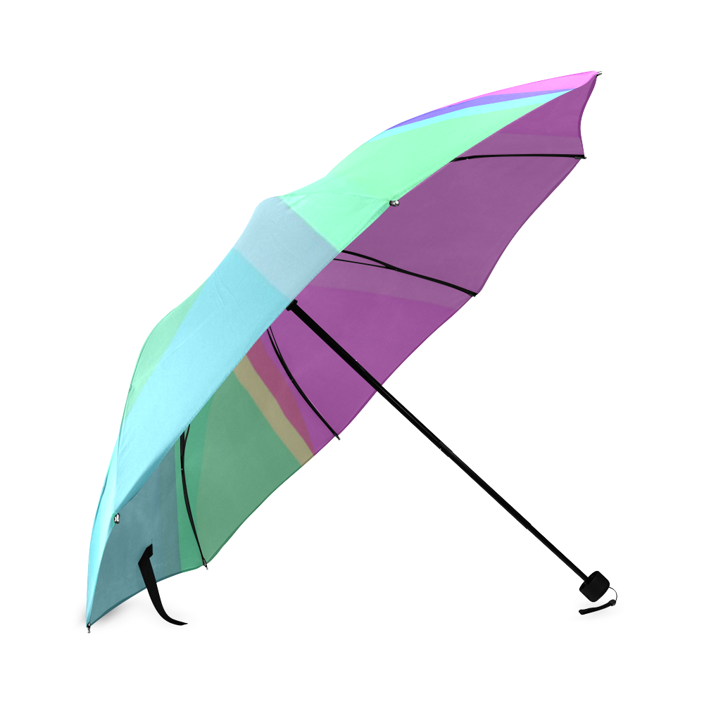 Awesome Geo Fun 0117 A by FeelGood Foldable Umbrella (Model U01)