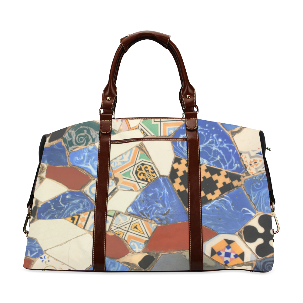 Mosaic decoration Classic Travel Bag (Model 1643) Remake