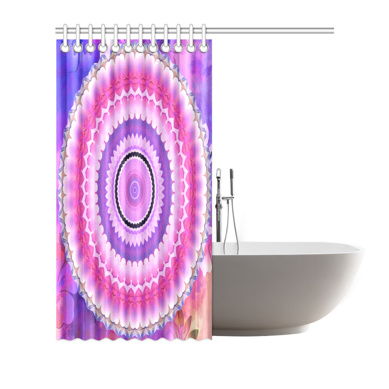 Freshness Energy Mandala Shower Curtain 72"x72"