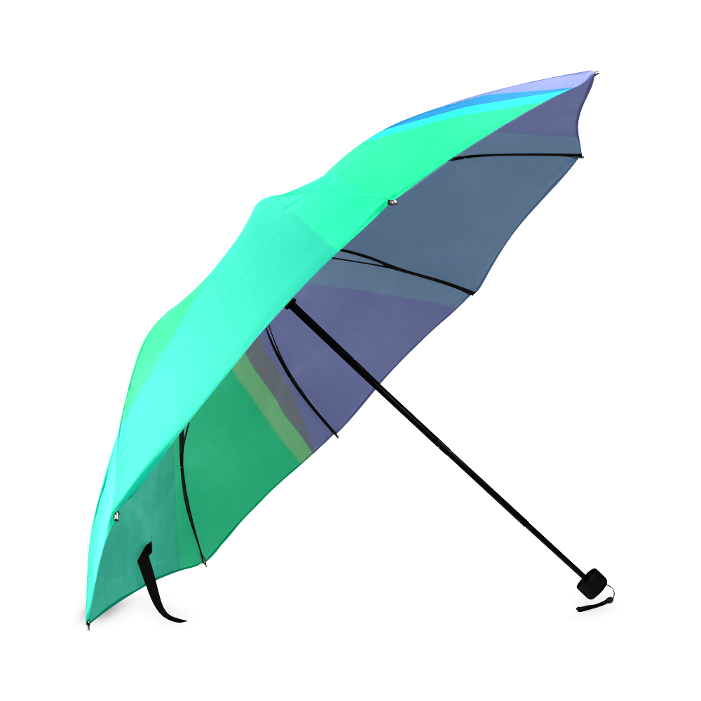 Awesome Geo Fun 0117 B by FeelGood Foldable Umbrella (Model U01)