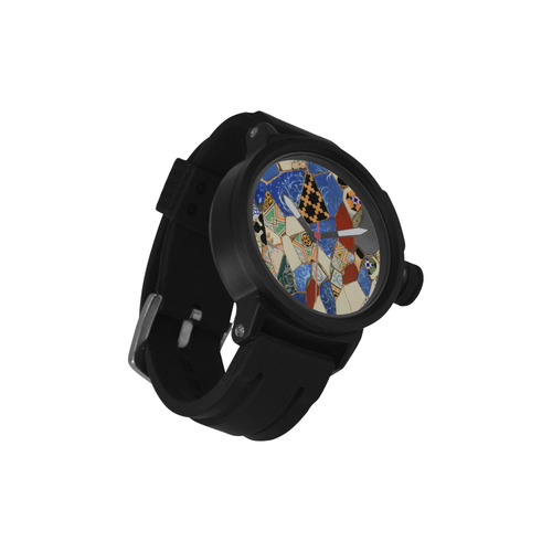 Mosaic decoration Men's Sports Watch(Model 309)