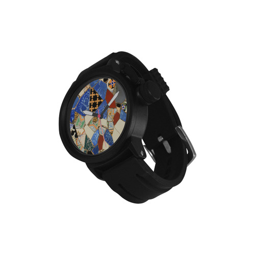 Mosaic decoration Men's Sports Watch(Model 309)