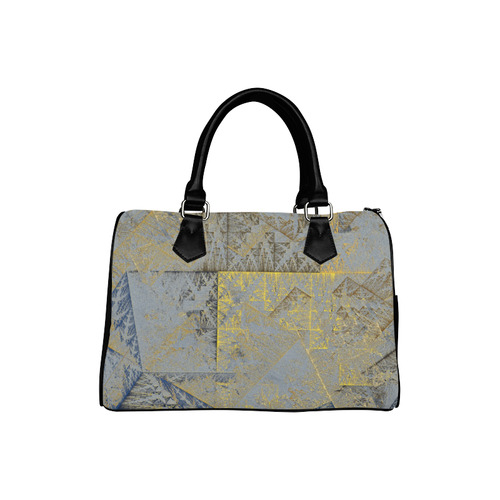 GoldAbstractAngles Boston Handbag (Model 1621)