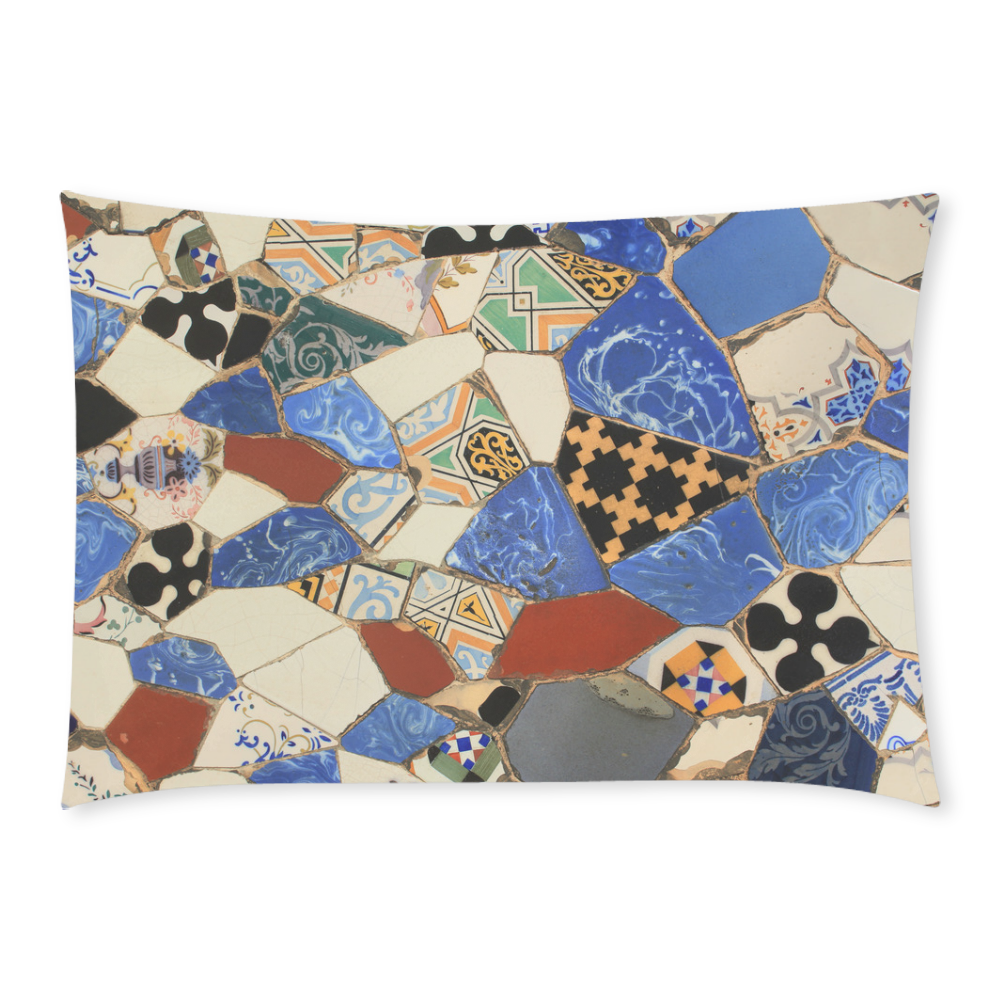 Mosaic decoration Custom Rectangle Pillow Case 20x30 (One Side)