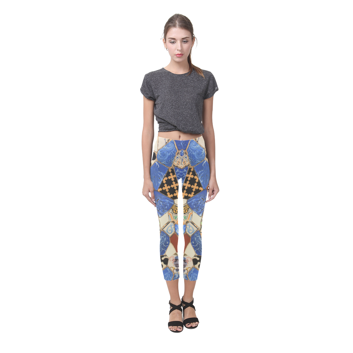 Mosaic decoration Capri Legging (Model L02)