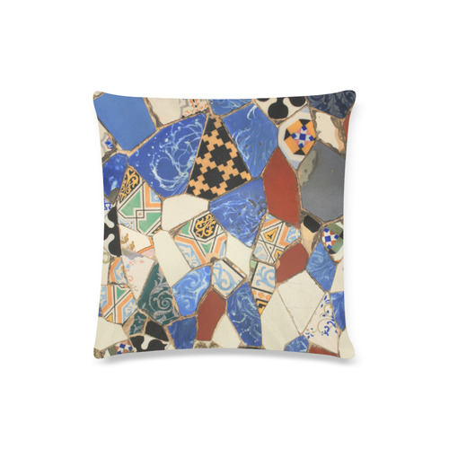 Mosaic decoration Custom Zippered Pillow Case 16"x16"(Twin Sides)