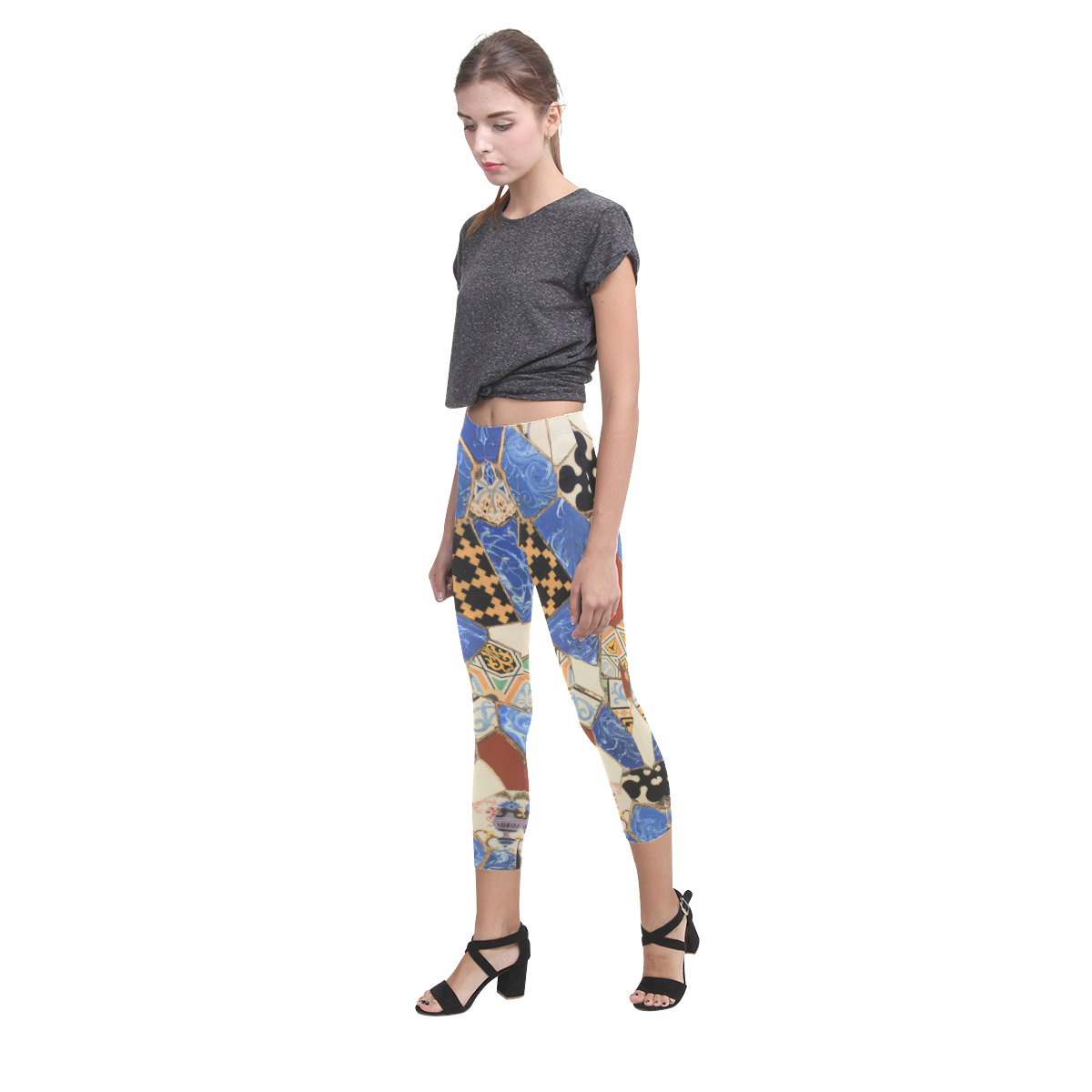 Mosaic decoration Capri Legging (Model L02)