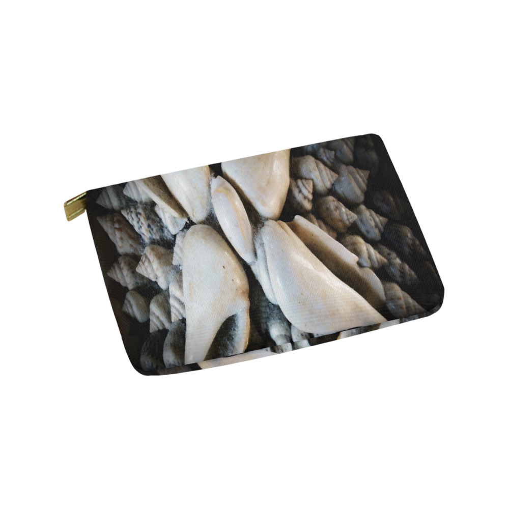 Vignette Sea Shells Carry-All Pouch 9.5''x6''
