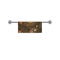 Steampunk, wonderful vintage clocks and gears Square Towel 13“x13”
