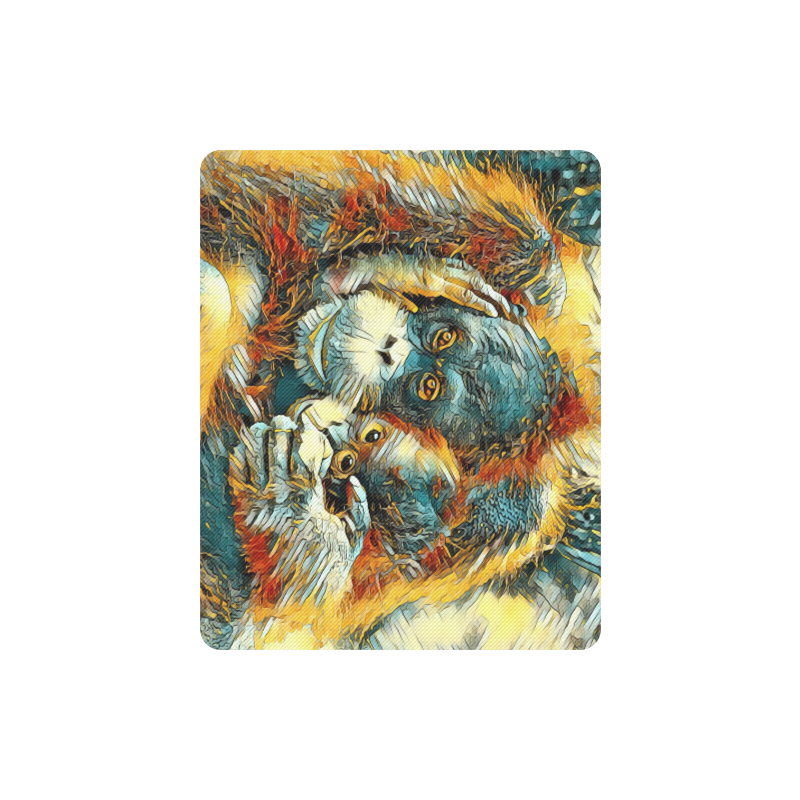 Animal_Art_OrangUtan20161201_by_JAMColors Rectangle Mousepad