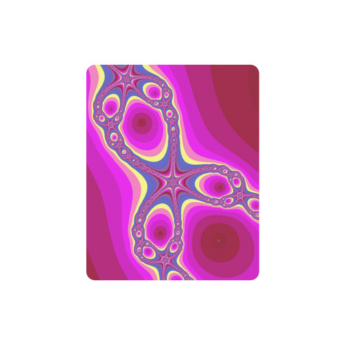 Fractal in pink Rectangle Mousepad