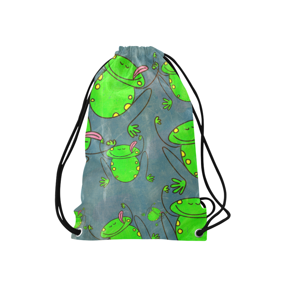 Greenies Small Drawstring Bag Model 1604 (Twin Sides) 11"(W) * 17.7"(H)