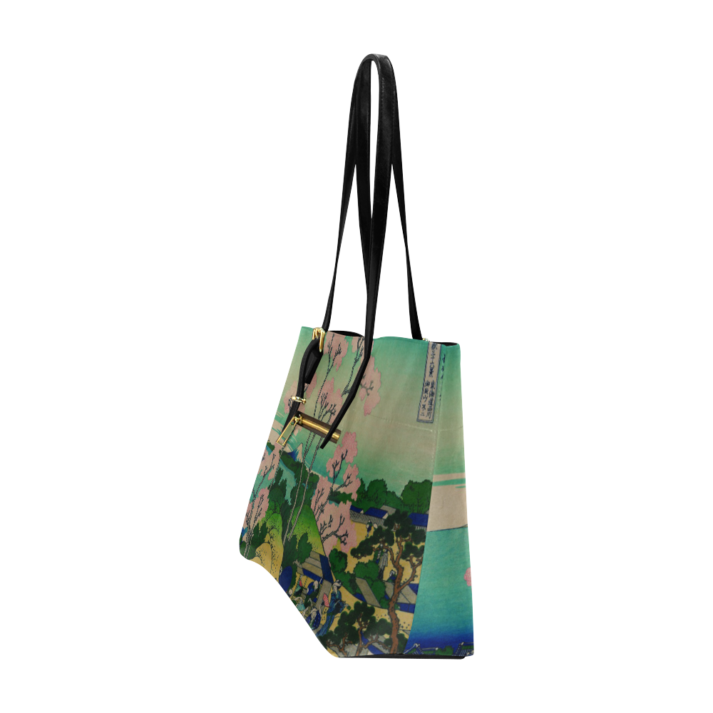 Hokusai Goten-Yama Hill Shinagawa Euramerican Tote Bag/Large (Model 1656)