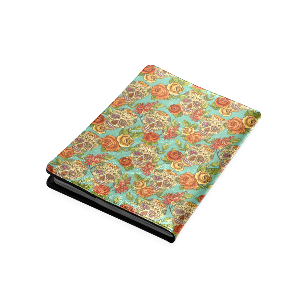 sugar skull pattern Custom NoteBook B5