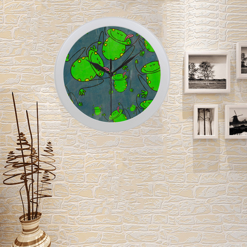 Greenies Circular Plastic Wall clock