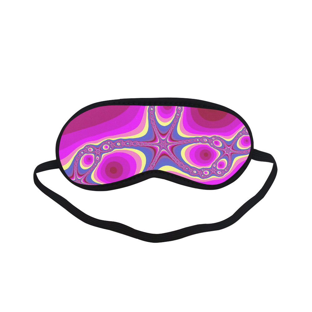 Fractal in pink Sleeping Mask