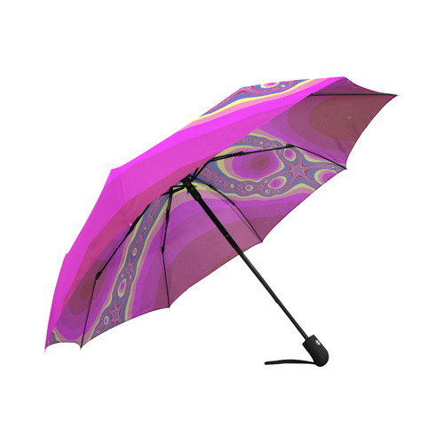 Fractal in pink Auto-Foldable Umbrella (Model U04)