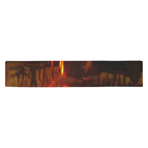 Burning Fire Table Runner 14x72 inch
