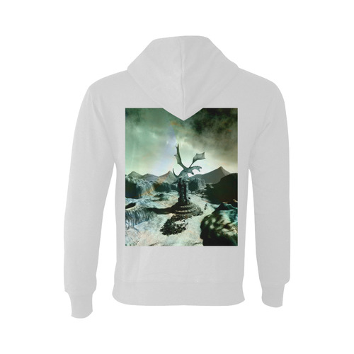 Dragon in a fantasy landscape Oceanus Hoodie Sweatshirt (NEW) (Model H03)