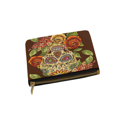 sugar skull Carry-All Pouch 6''x5''